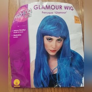 Blue Costume Glamour Wig